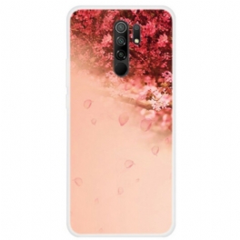 Skal Xiaomi Redmi 9 Sömlös Romantiskt Träd