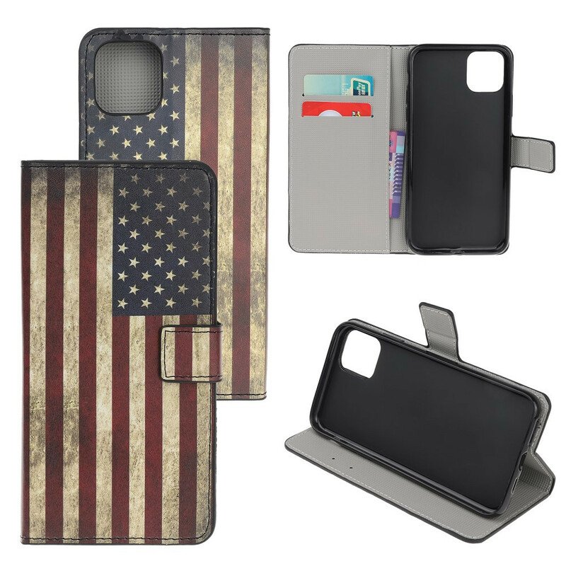 Fodral iPhone 12 Mini Usa:s Flagga