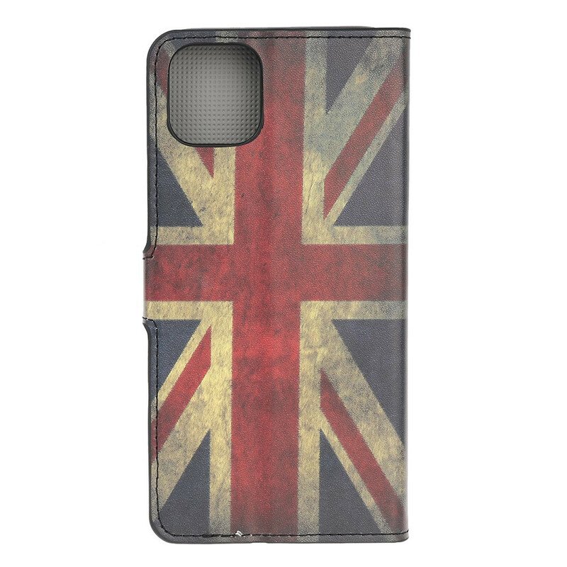 Folio-fodral iPhone 12 Mini Englands Flagga