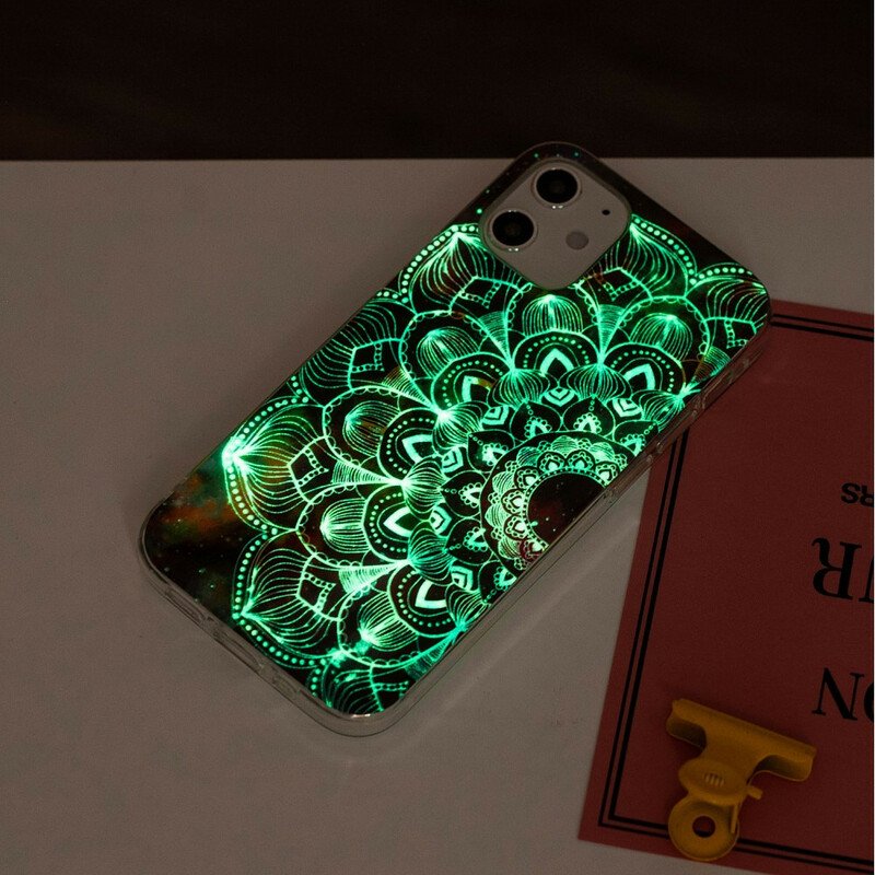 Mobilskal iPhone 12 Mini Fluorescerande Blommig Serie