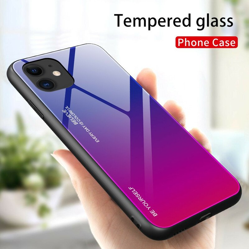 Mobilskal iPhone 12 Mini Härdat Glas Var Dig Själv