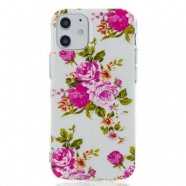 Skal iPhone 12 Mini Fluorescerande Liberty Flowers