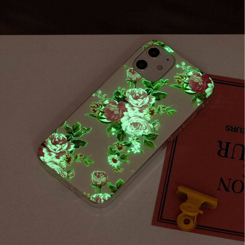 Skal iPhone 12 Mini Fluorescerande Liberty Flowers