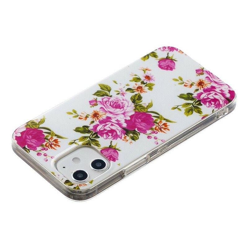 Skal iPhone 12 Mini Fluorescerande Liberty Flowers