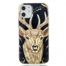 Skal iPhone 12 Mini Fluorescerande Majestic Deer