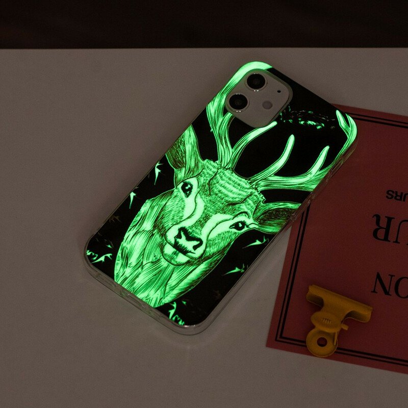 Skal iPhone 12 Mini Fluorescerande Majestic Deer