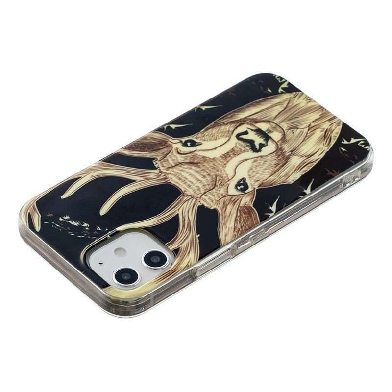 Skal iPhone 12 Mini Fluorescerande Majestic Deer