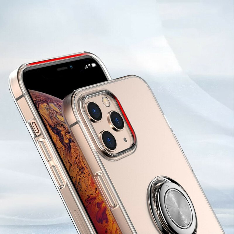 Skal iPhone 12 Mini Transparent Med Ring-support