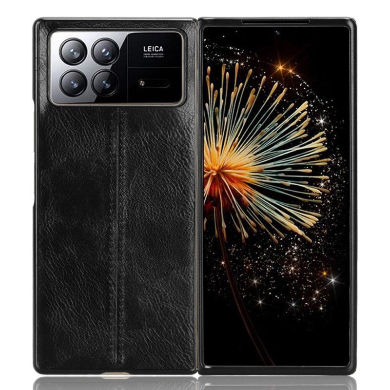 Skal För Xiaomi Mix Fold 3 Retro Lädereffekt