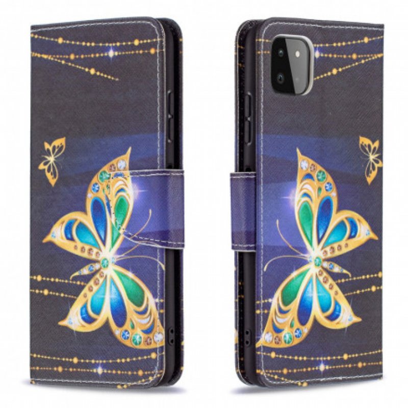 Fodral Samsung Galaxy A22 5G Butterflies Kings