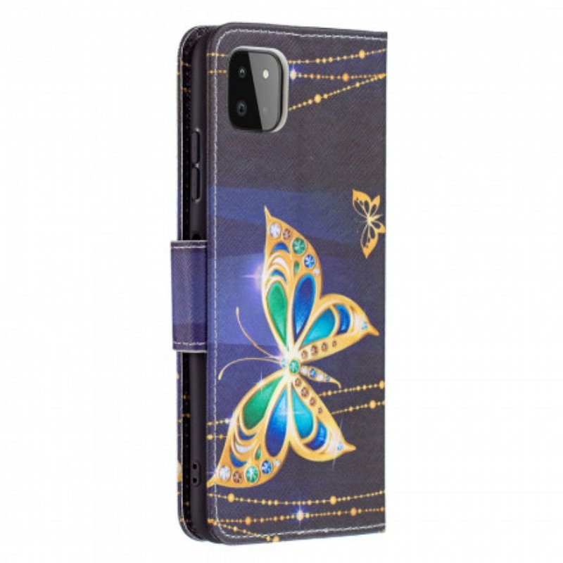 Fodral Samsung Galaxy A22 5G Butterflies Kings