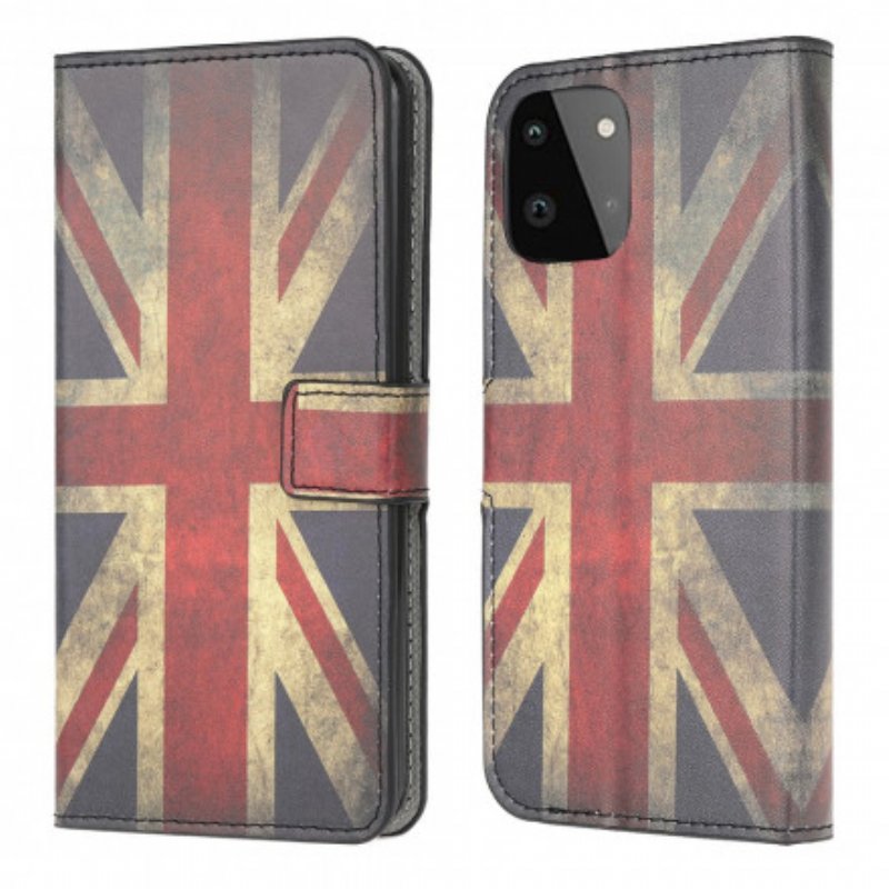 Folio-fodral Samsung Galaxy A22 5G Englands Flagga