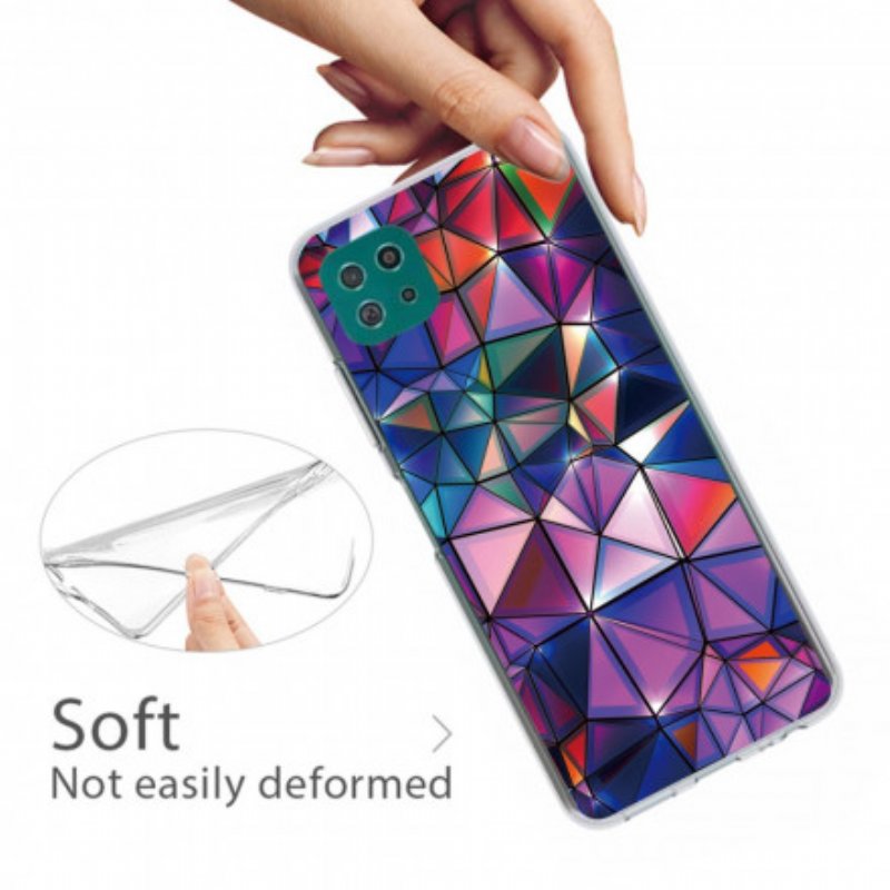 Mobilskal Samsung Galaxy A22 5G Flexibel Geometri