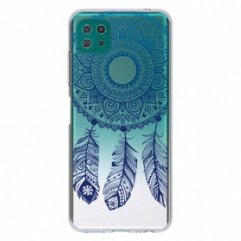 Mobilskal Samsung Galaxy A22 5G Singelblomma Mandala