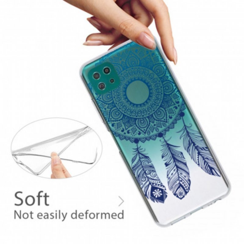 Mobilskal Samsung Galaxy A22 5G Singelblomma Mandala