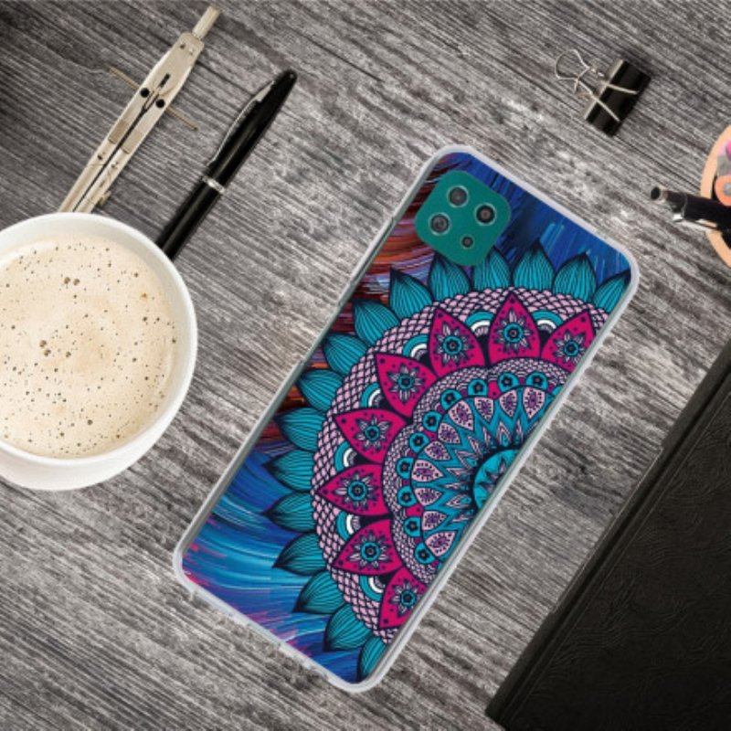 Skal Samsung Galaxy A22 5G Färgglada Mandala