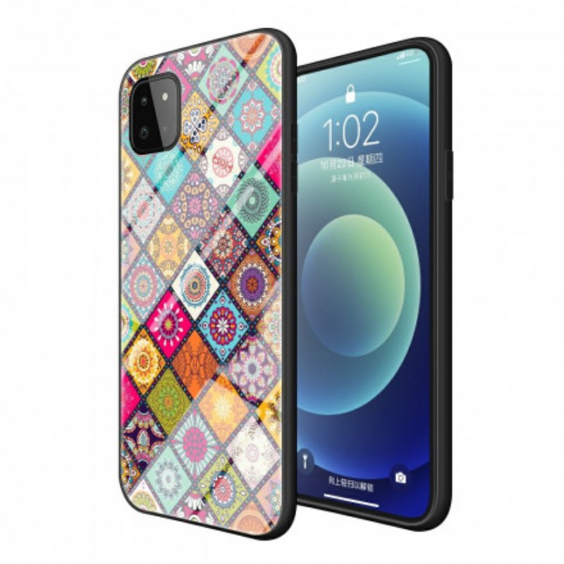 Skal Samsung Galaxy A22 5G Patchwork Magnetisk Hållare