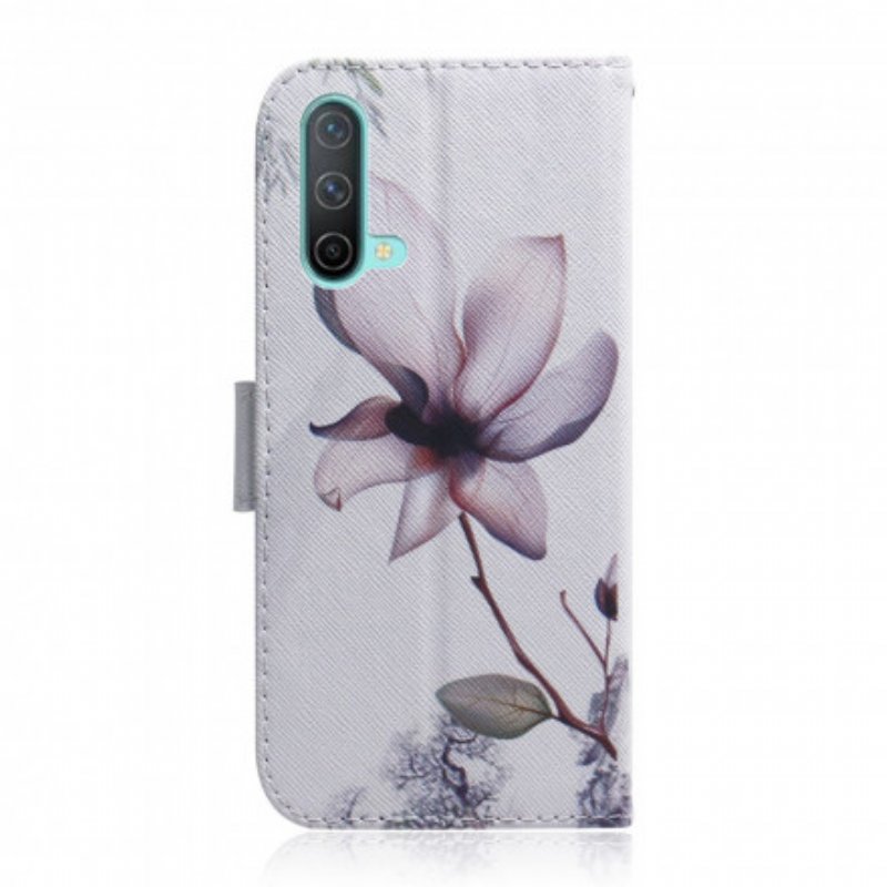 Fodral OnePlus Nord CE 5G Blomma Dusty Pink