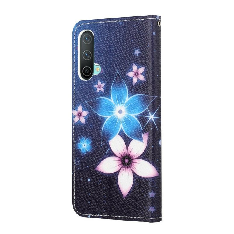 Fodral OnePlus Nord CE 5G Med Kedjar Lunar Strap Blommor