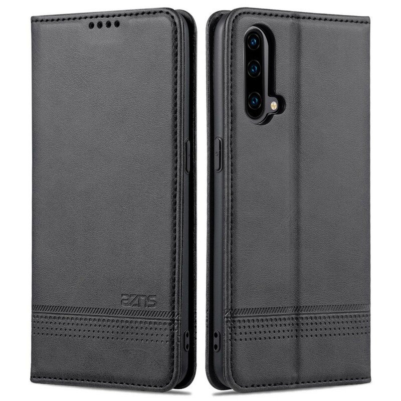 Folio-fodral OnePlus Nord CE 5G Läderfodral Azns Läder Styling