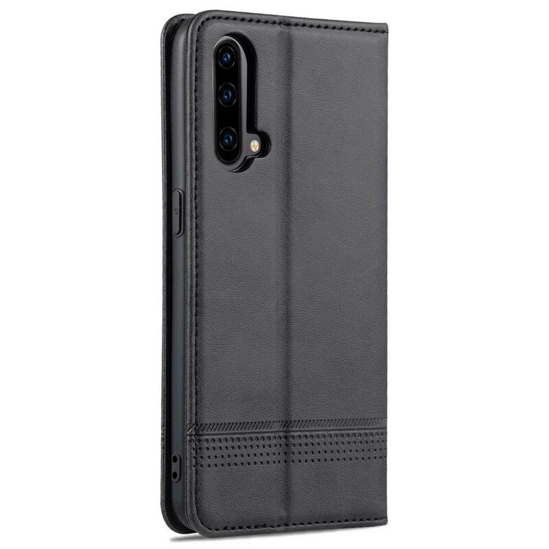 Folio-fodral OnePlus Nord CE 5G Läderfodral Azns Läder Styling