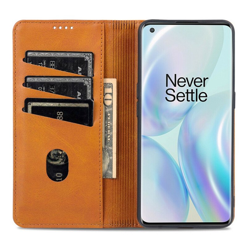 Folio-fodral OnePlus Nord CE 5G Läderfodral Azns Läder Styling