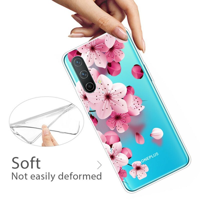 Skal OnePlus Nord CE 5G Små Rosa Blommor