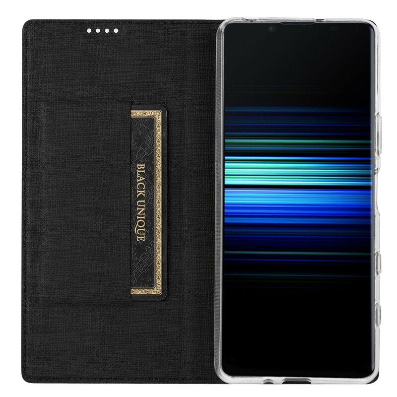 Folio-fodral Sony Xperia 5 II Läderfodral Strukturerad Vili Dmx