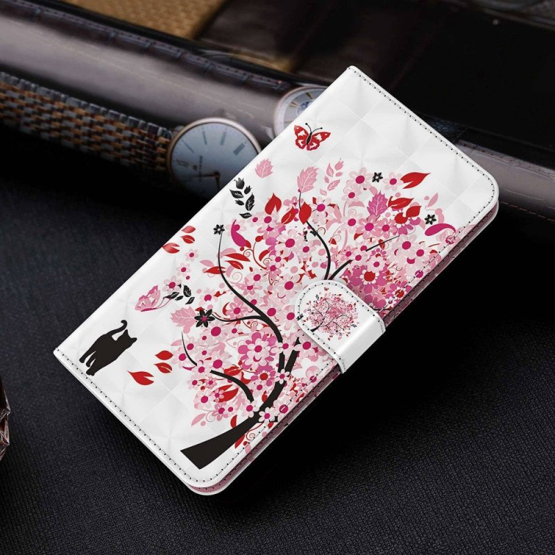 Fodral Samsung Galaxy A23 5G Med Kedjar Strappy Rose Tree