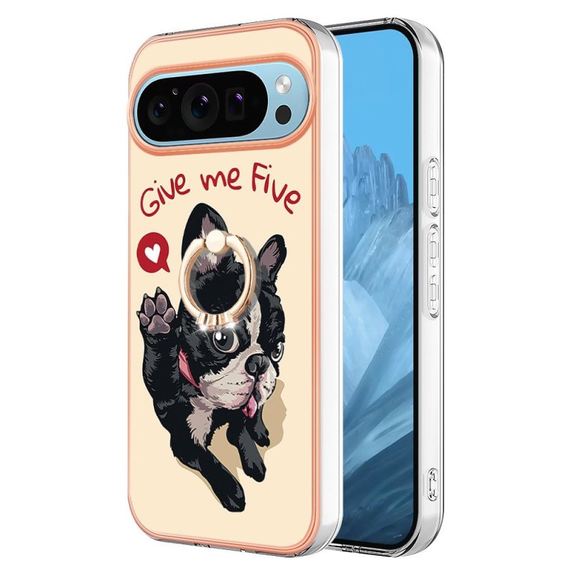 Skal Google Pixel 9 Pro Xl Telefonfodral Give Me Five Dog Support Ring