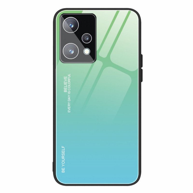 Mobilskal Realme 9 Pro Plus Härdat Glas Var Dig Själv