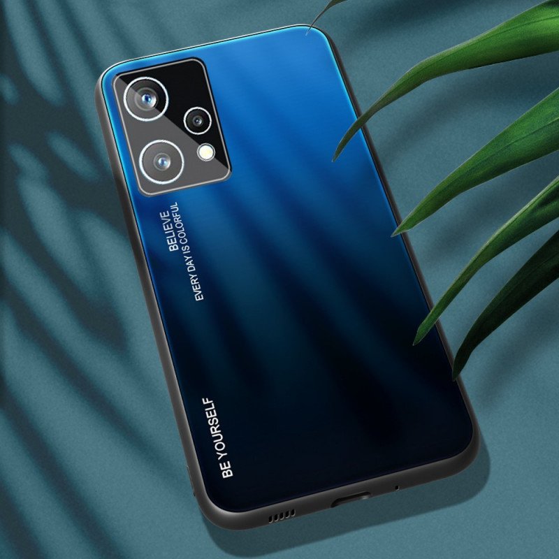 Mobilskal Realme 9 Pro Plus Härdat Glas Var Dig Själv