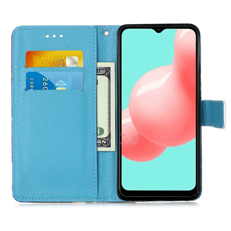 Folio-fodral Samsung Galaxy A72 4G / A72 5G Älskar Vågen