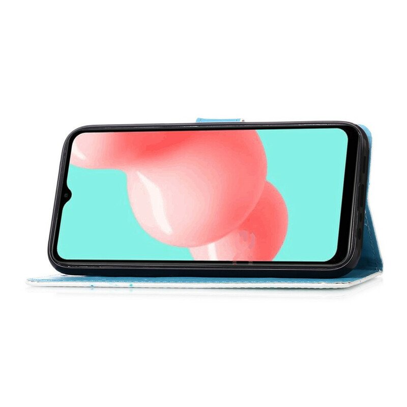 Folio-fodral Samsung Galaxy A72 4G / A72 5G Älskar Vågen