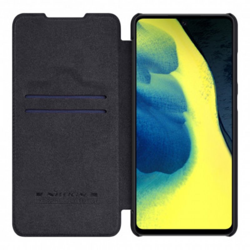 Folio-fodral Samsung Galaxy A72 4G / A72 5G Läderfodral Nillkin Qin-serien