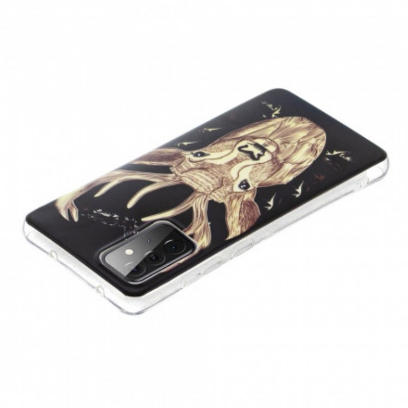 Skal Samsung Galaxy A72 4G / A72 5G Fluorescerande Majestic Deer