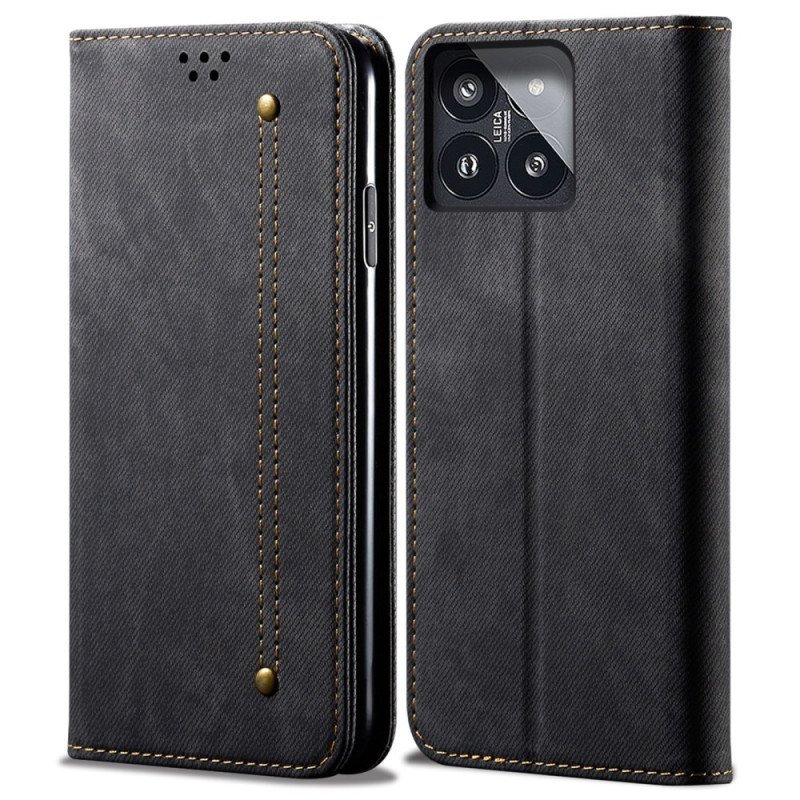 Folio-fodral Xiaomi 14 Pro Jeanstyg