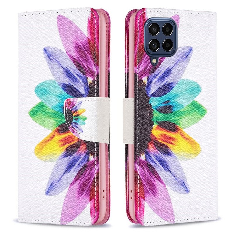 Fodral Samsung Galaxy M53 5G Akvarell Blomma