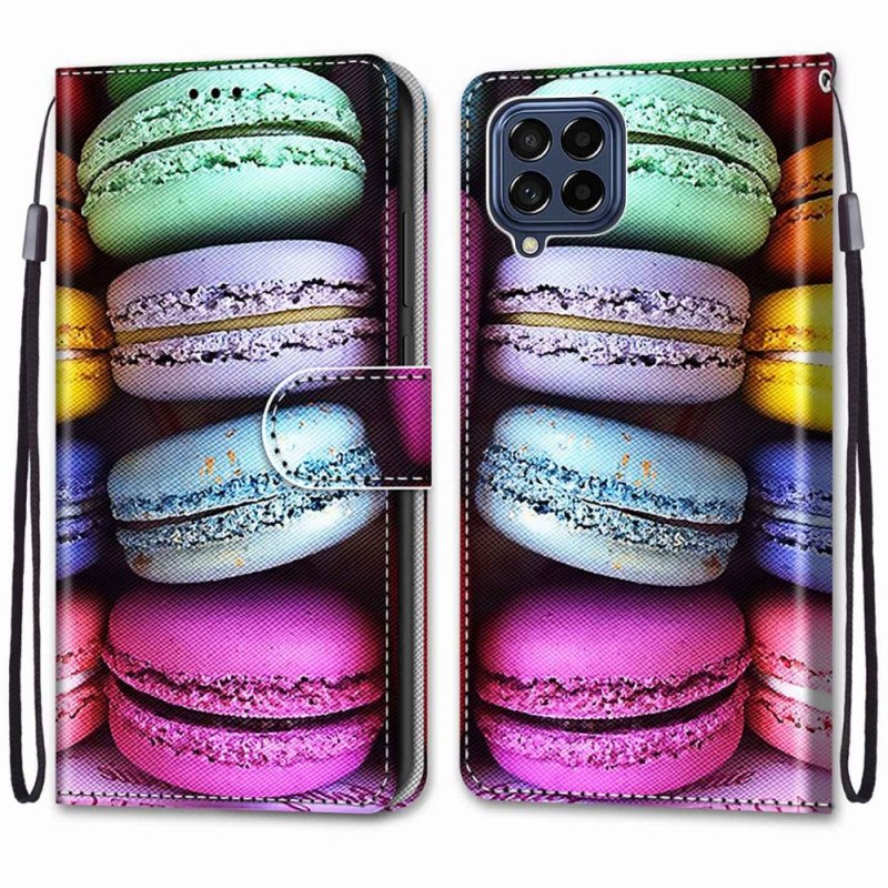 Fodral Samsung Galaxy M53 5G Macarons