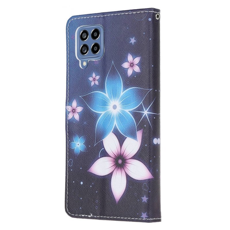 Fodral Samsung Galaxy M53 5G Med Kedjar Lunar Strap Blommor