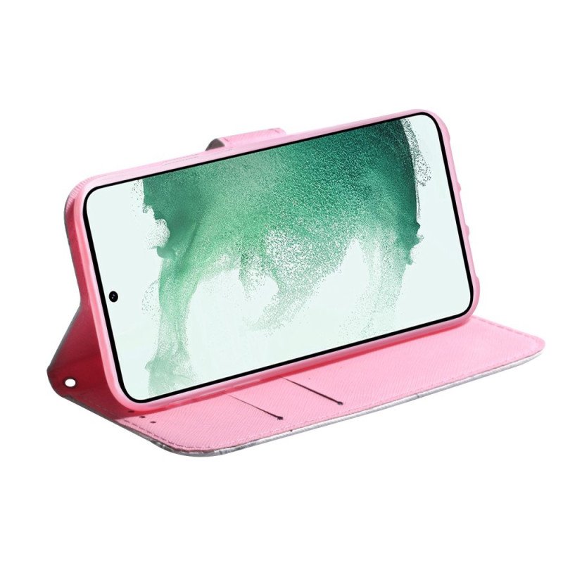 Fodral Samsung Galaxy M53 5G Rosa Blomma