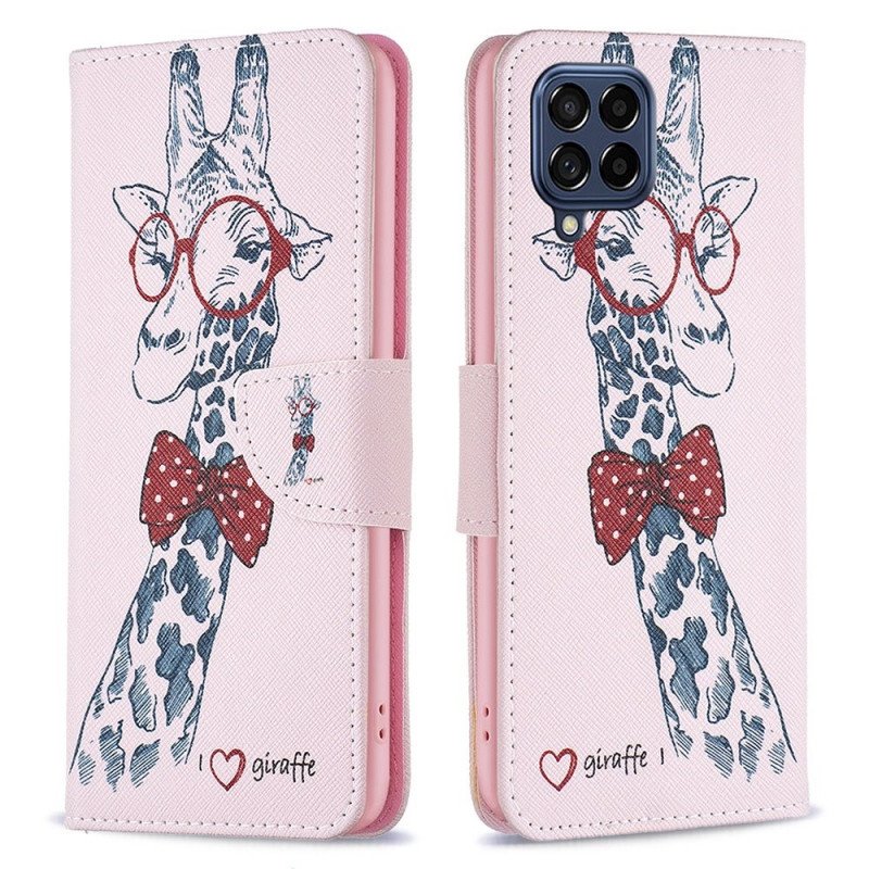 Folio-fodral Samsung Galaxy M53 5G Brainy Giraff