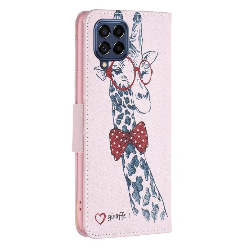 Folio-fodral Samsung Galaxy M53 5G Brainy Giraff