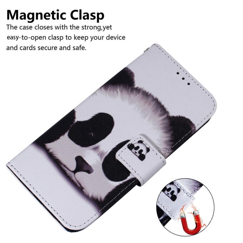 Folio-fodral Samsung Galaxy M53 5G Panda