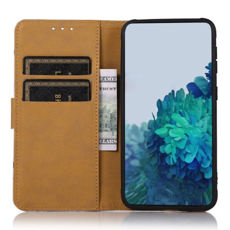 Folio-fodral Samsung Galaxy M53 5G Poetiska Eiffeltornet