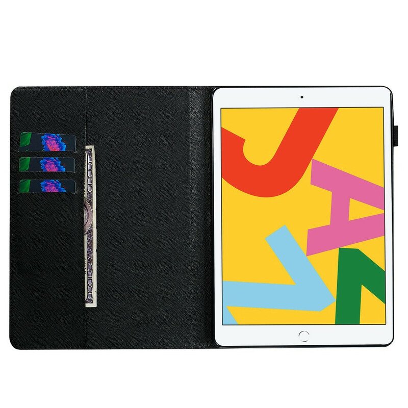 Fodral iPad 10.2" (2020) (2019) Blomma Färg