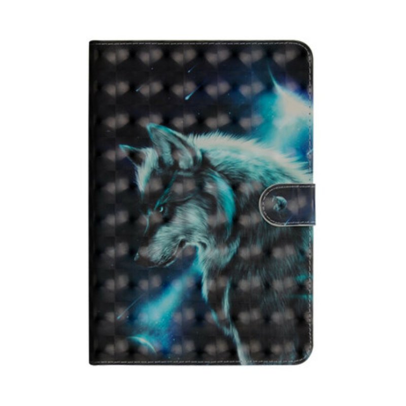 Fodral iPad 10.2" (2020) (2019) Light Spot Wolf