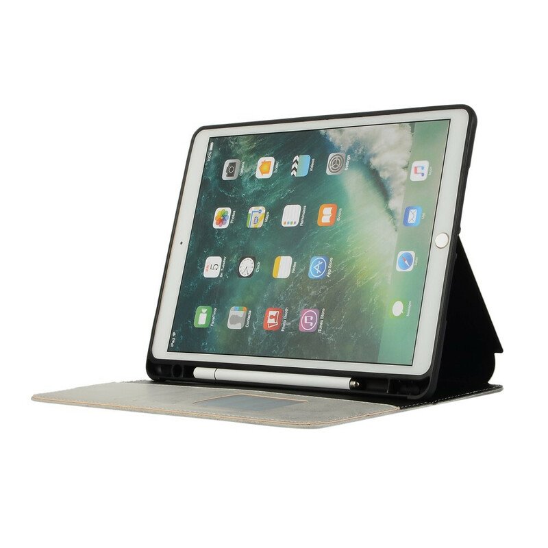 Fodral iPad 10.2" (2020) (2019) Lyxig Lädereffekt