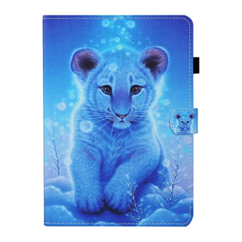 Folio-fodral iPad 10.2" (2020) (2019) Baby Tiger