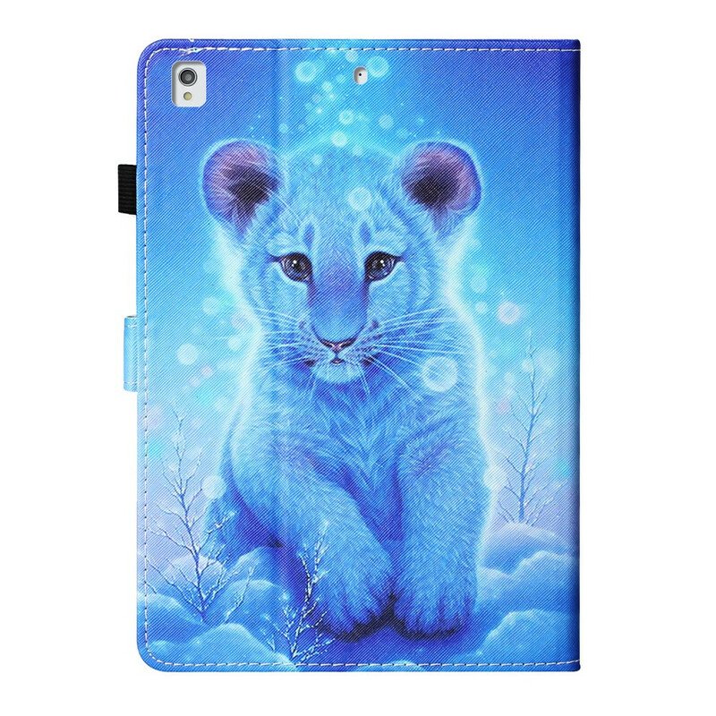 Folio-fodral iPad 10.2" (2020) (2019) Baby Tiger